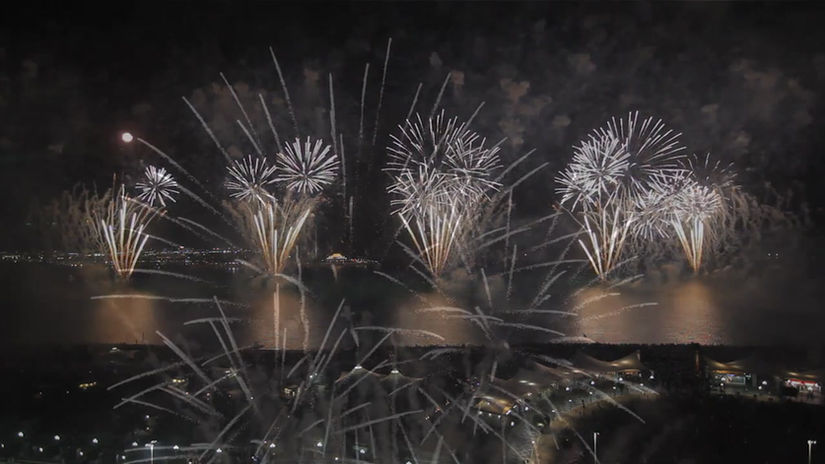 UAE 42nd National Day, Abu Dhabi Corniche